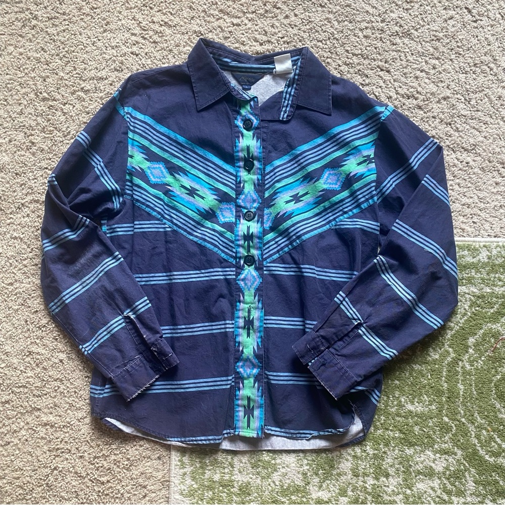 Roper Aztec Patterned Button Down - Picture 2 of 8